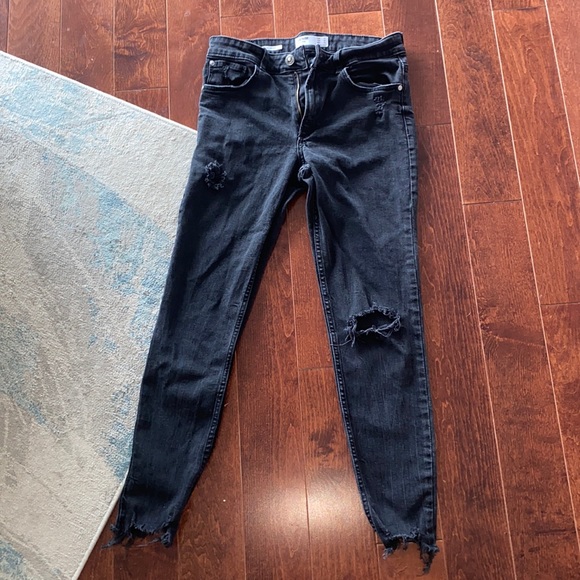 BERSHKA Distressed Jeans. Sz. 28 - Picture 1 of 5